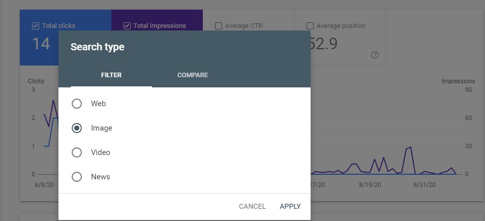 Google Search Console Screenshot